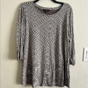 Lucky brand tunic 1x